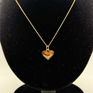 Louis Vuitton Gold-Tone Heart Charm